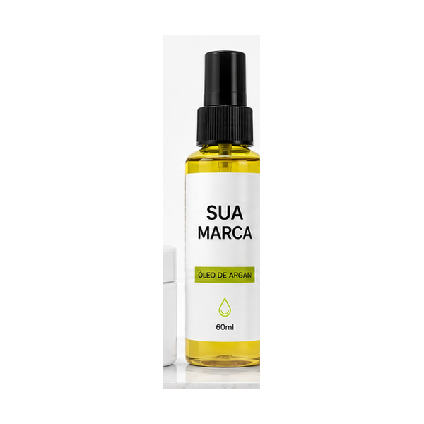 Óleo reparador de argan 60 ml com sua marca