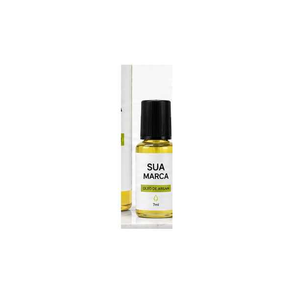 Óleo reparador de argan 7 ml com sua marca